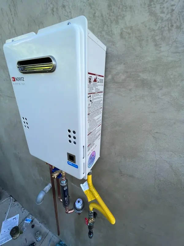 Tankless water heater installation for Wehrum homes